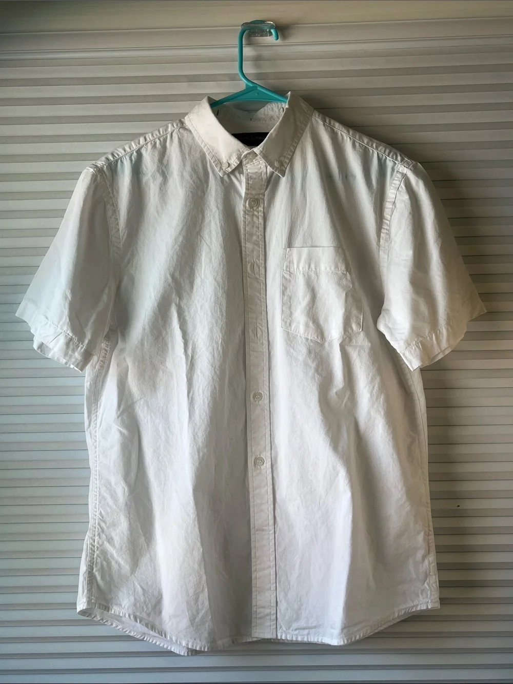 Banana Republic Slim Fit Short Sleeve Button Down Shirt